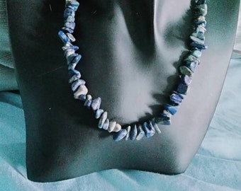 Lapis lazuli choker