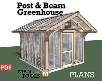 Post & Beam Greenhouse Plan