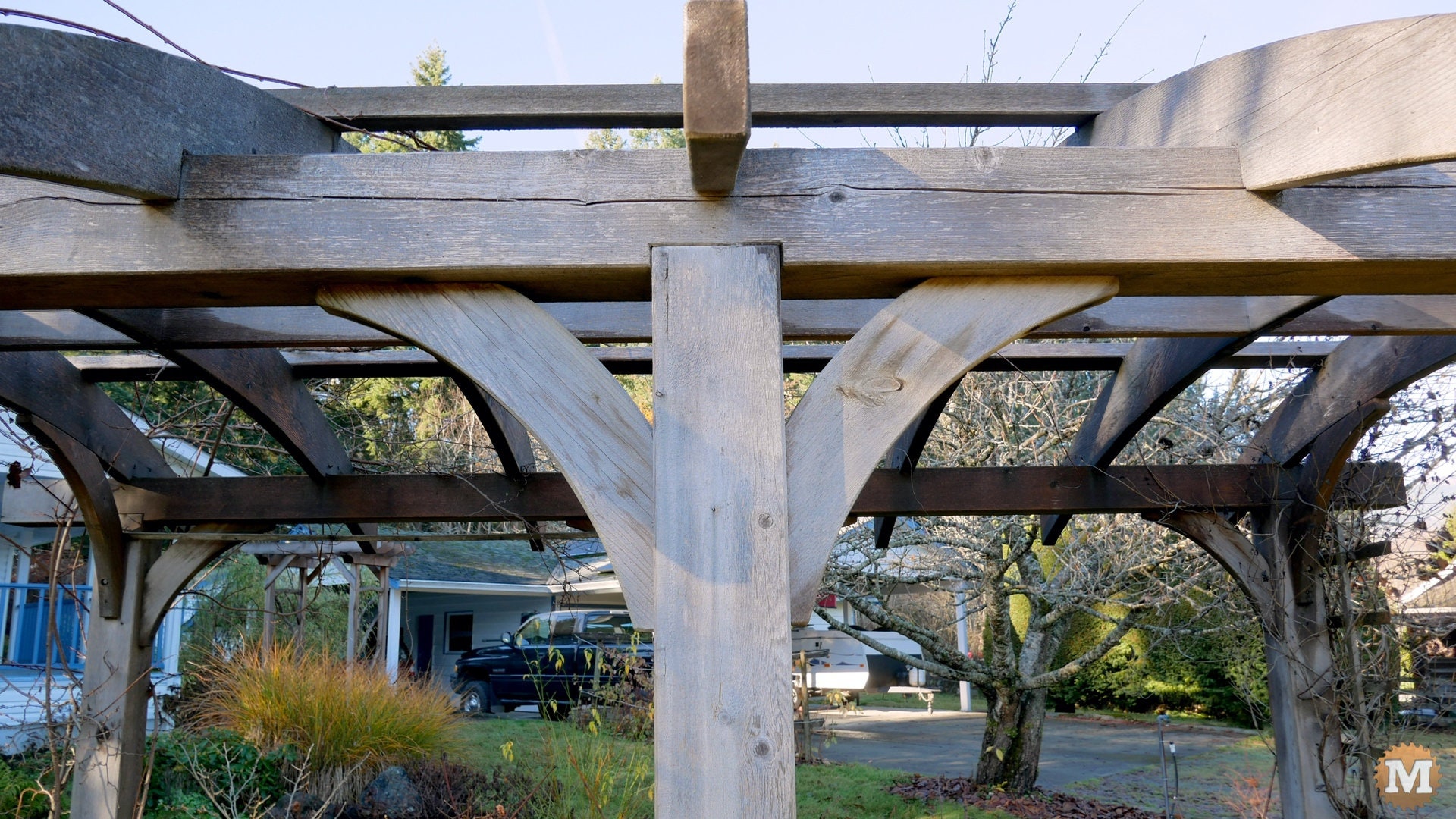 Curved Rafter Pergola Plan Etsy Curved Rafter Pergola Plan Etsy
