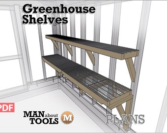Greenhouse Shelves Plan (almost) FREE