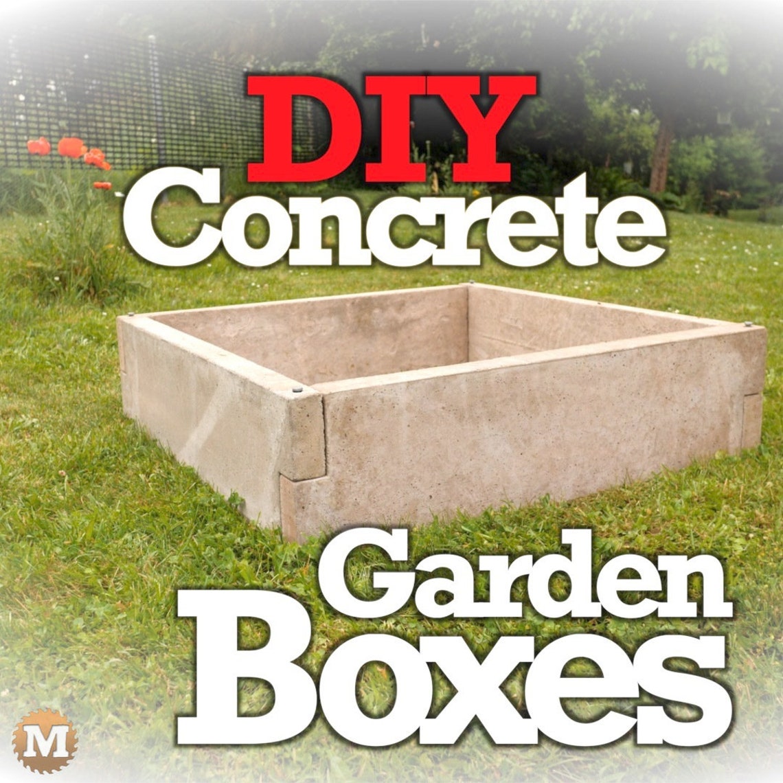 Concrete Raised Garden Bed Panels Version IV Plan Etsy