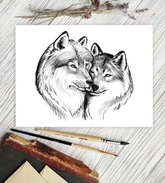 15 Assorted Bears & Wolves Coloring Pages for Kids or Adults | Etsy