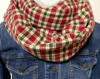 Set Matching Bandana & Scarf Country Christmas. Choose a size, style of scarf, can also be embroidered with pet name one price both included