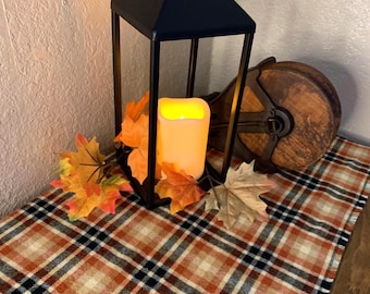 Rust, Black, Beige 10" and 14" width many length options, quality 100% flannel color   easy to wash and dry