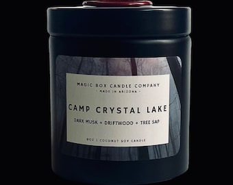 Camp Crystal Lake Scented Candle - Horror/Friday the 13th