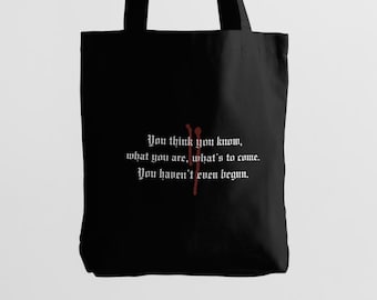 Bolsos inspirados en Buffy / Bolso de lona gótico de la Cazavampiros / Fandom del terror