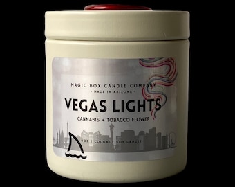 Vela aromática Vegas Lights - Vela inspirada en Panic! At the Disco / Música de los 2000
