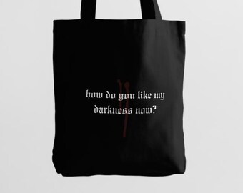 Bolsos de tela inspirados en Buffy la Oscuridad / Bolsos de lona / Fandom del terror