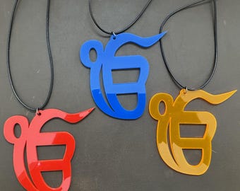 Ek Onkar Car Hanging: Sikh Spiritual Decor, Acrylic Charm