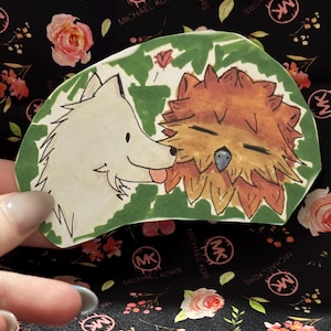 Baldurs Gate 3 - Scratch and Owlbear Cub Sticker