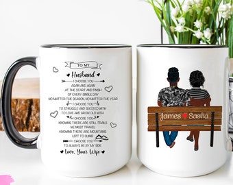 To My Husband Mug, Husband Gift From Wife, Anniversary Gift For Husband, Fathers Day Mug Personalized, Valentines Gift For Husband, Handmade