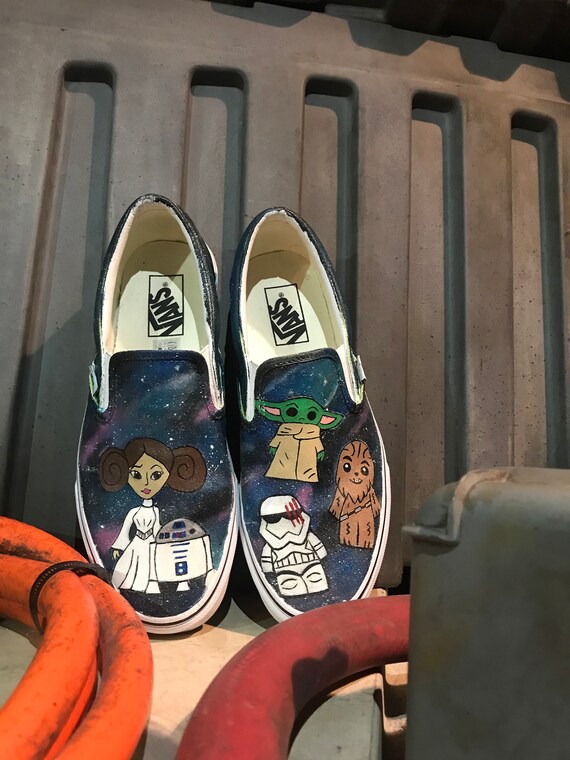 star wars painted vans