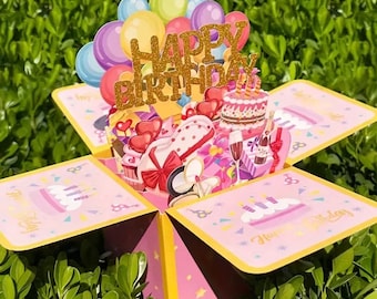3D Pop-Up Birthday Card, Happy Birthday Gift Card (2)