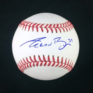 Aaron Bummer Chicago Pitcher Signed Autographed White Rawlings Baseball with Beckett COA