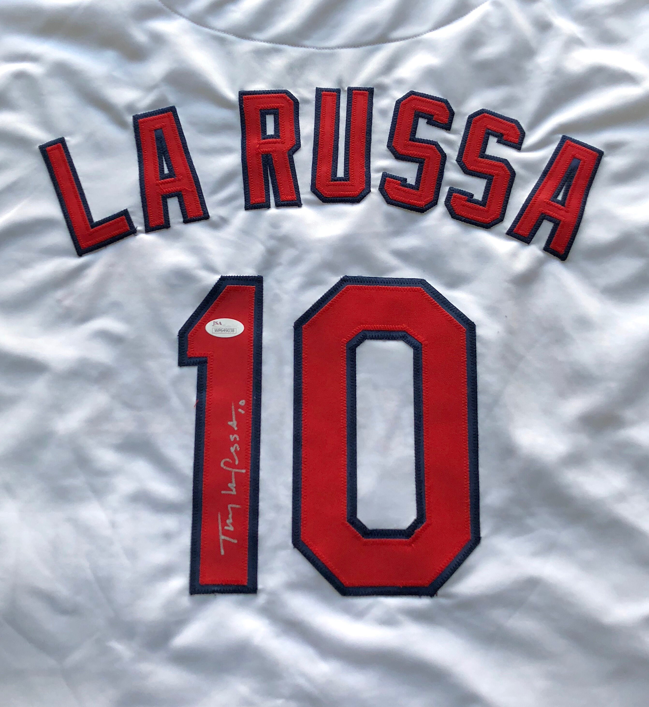 Tony La Russa Autographed Oakland Custom Baseball Jersey - JSA COA