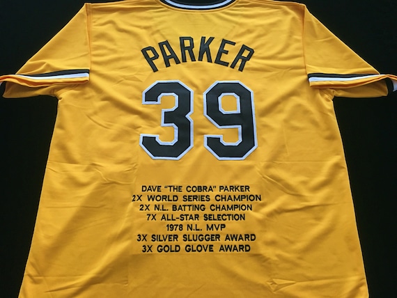 Dave Parker ( THE COBRA ) Signed Pittsburgh Pirates Jersey (JSA COA)