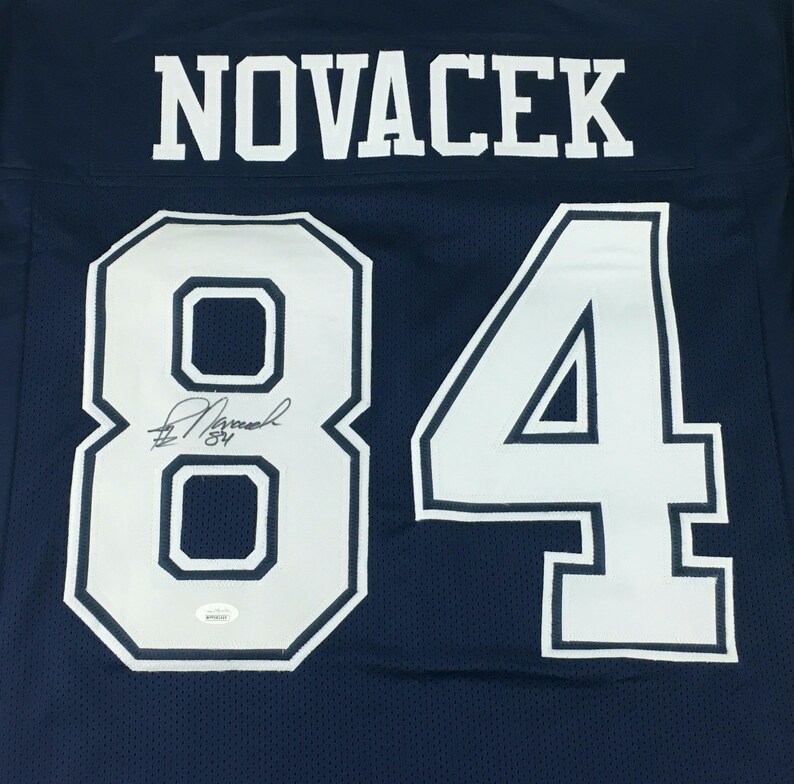 jay novacek signed jersey