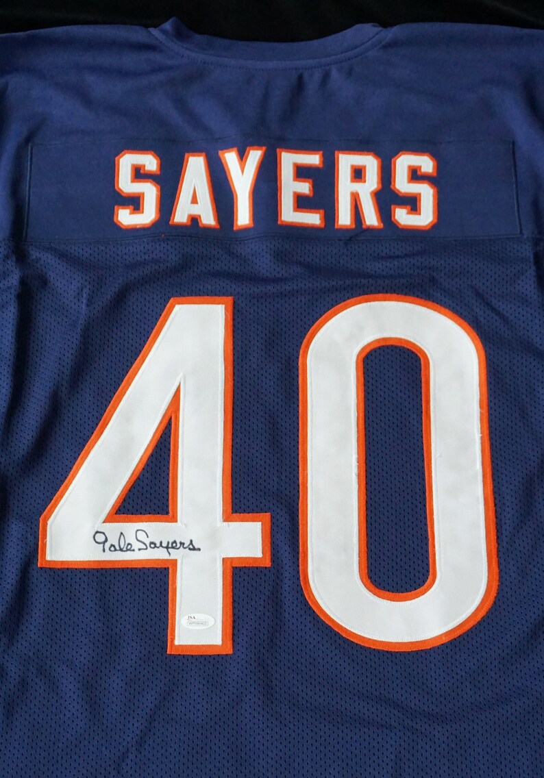 Gale Sayers Signed Autographed Football Jersey With JSA COA - Etsy