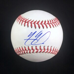 Yasmani Grandal Chicago Catcher Signed Autographed White Rawlings Baseball with Beckett COA
