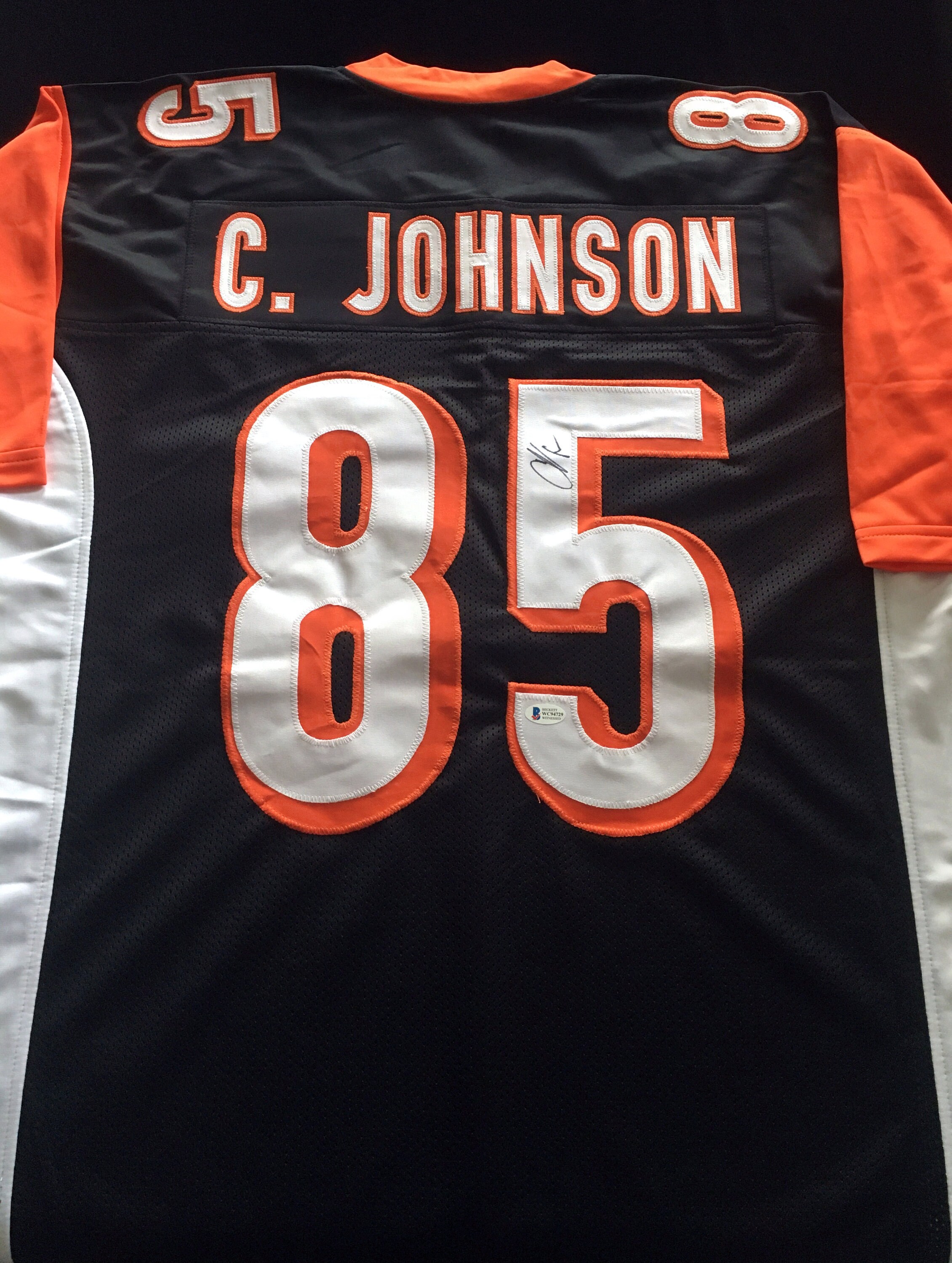 Chad Johnson Signed Autographed Football Jersey With Beckett COA