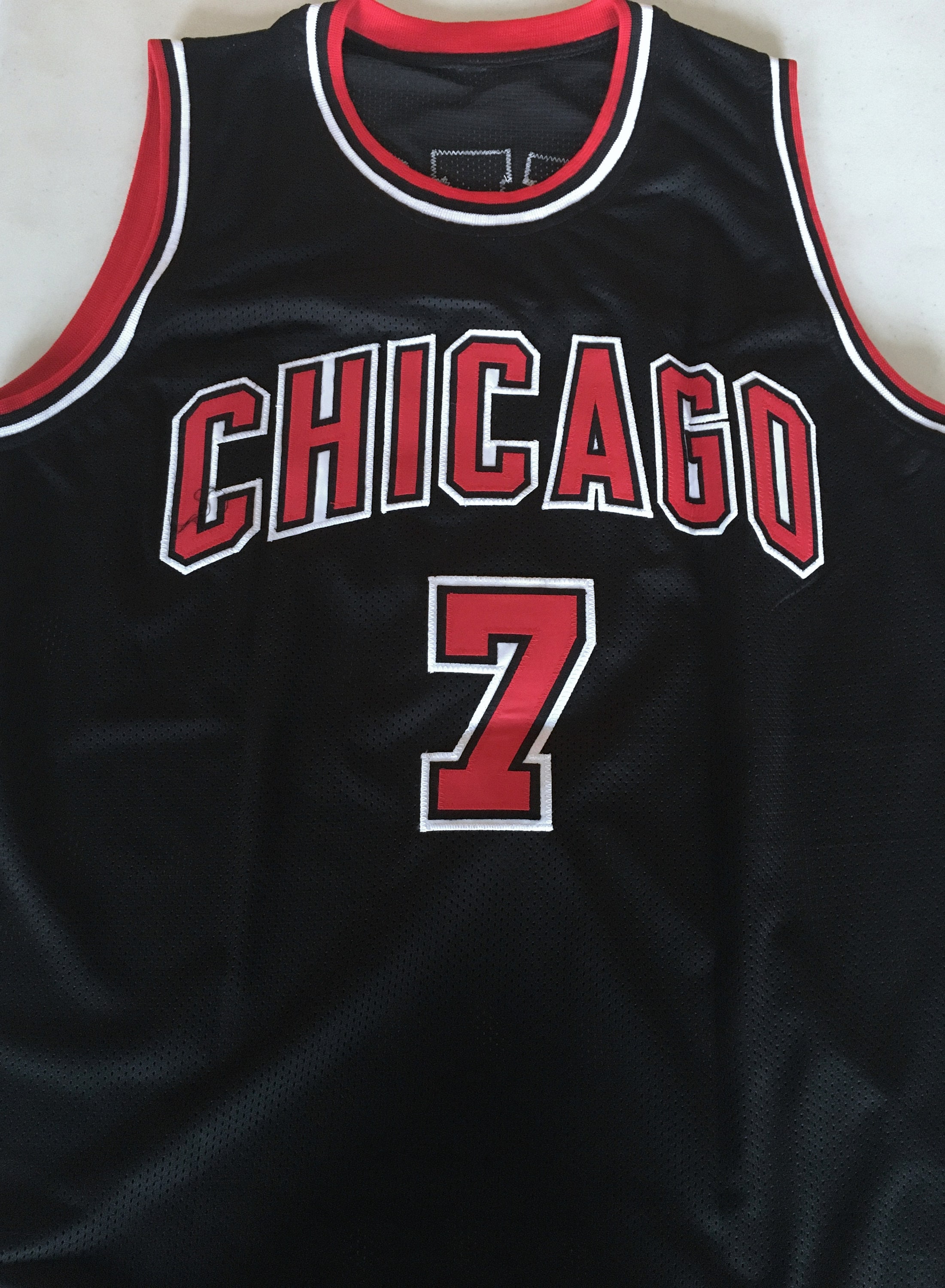 SALE Toni Kukoc Signed Custom Chicago Bulls Jersey Autographed JSA COA