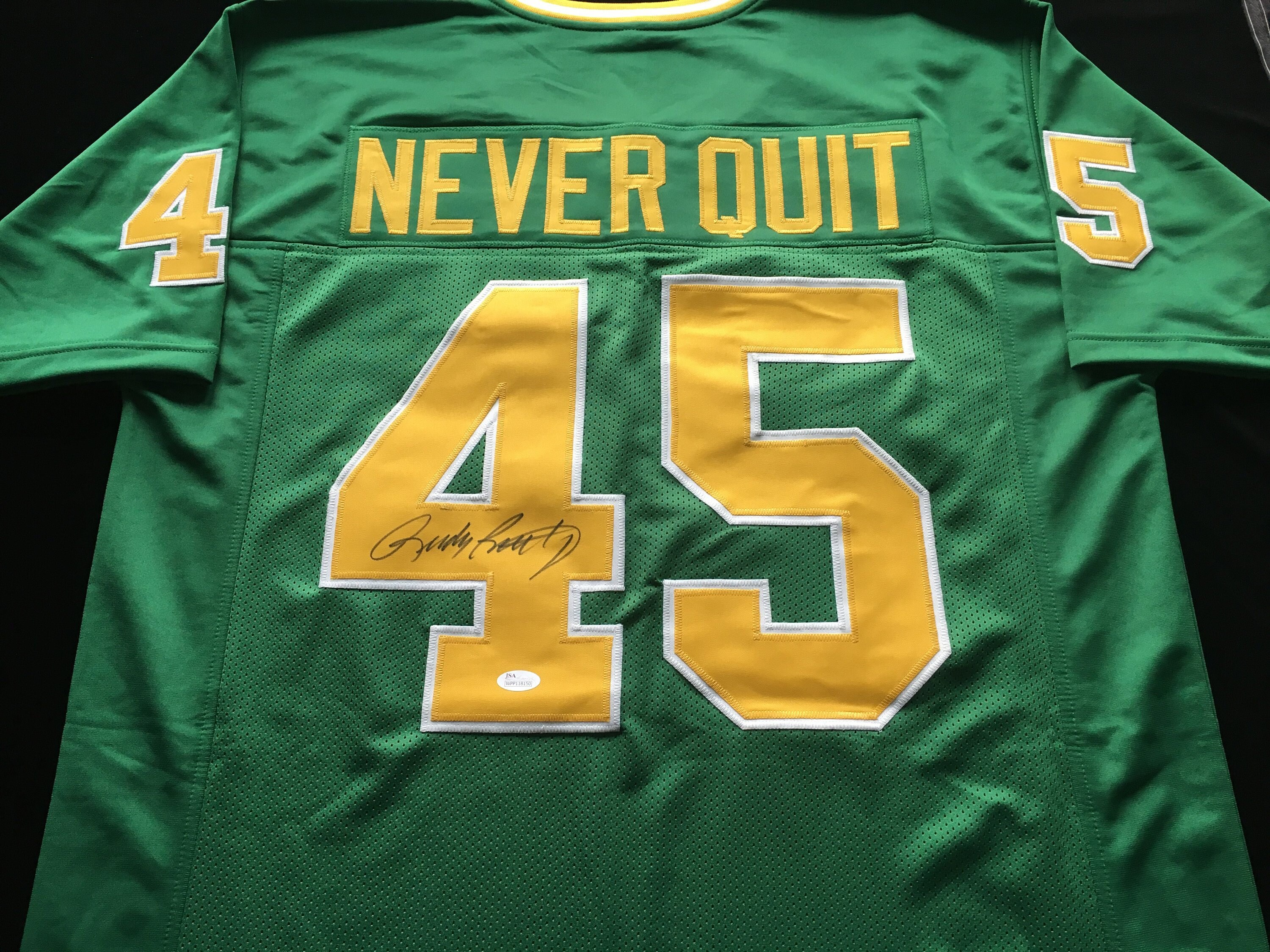 rudy ruettiger autographed jersey