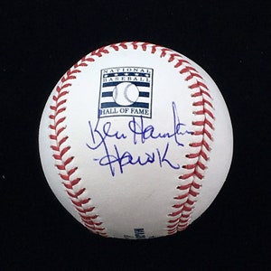 Ken Harrelson Signed Autographed Hall of Fame Baseball with Hawk Inscription and JSA COA | Chicago Announcer