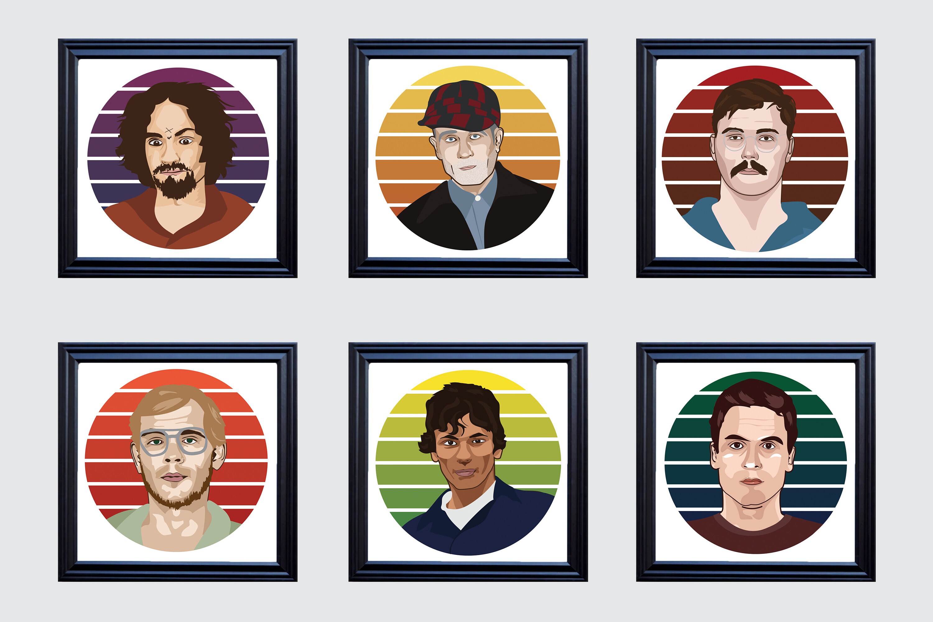 Ed Kemper Digital Portrait Print | Etsy Australia