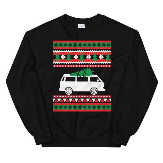 vw bus ugly christmas sweater