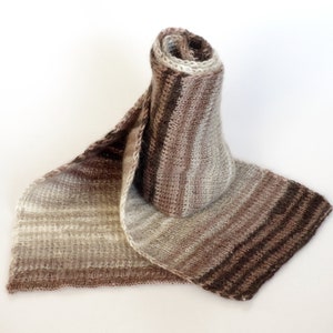 Winter scarf for men, womens knit scarf, knitted scarf women, woolen scarf, mens brown scarf, wool scarf men, knit scarf men
