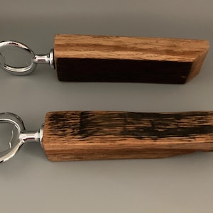 Bourbon Barrel Bottle Opener ~ beer opener ~ barware ~ man gift
