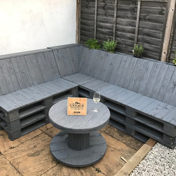 Pallet Garden Furniture Etsy UK