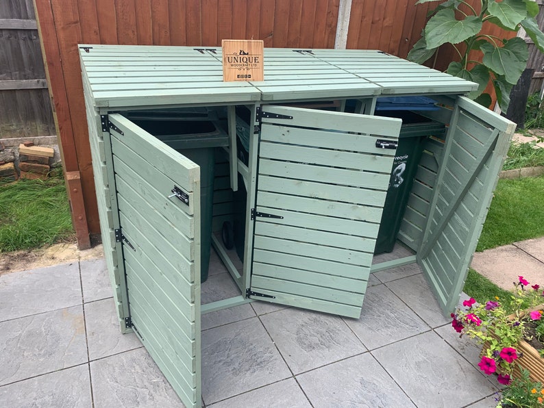 Wheelie Bin Store Etsy UK