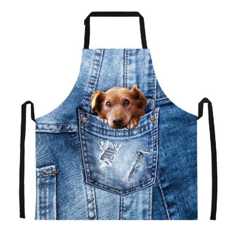 Custom Apron Custom Dog Photo Apron Gift for Valentine's Etsy