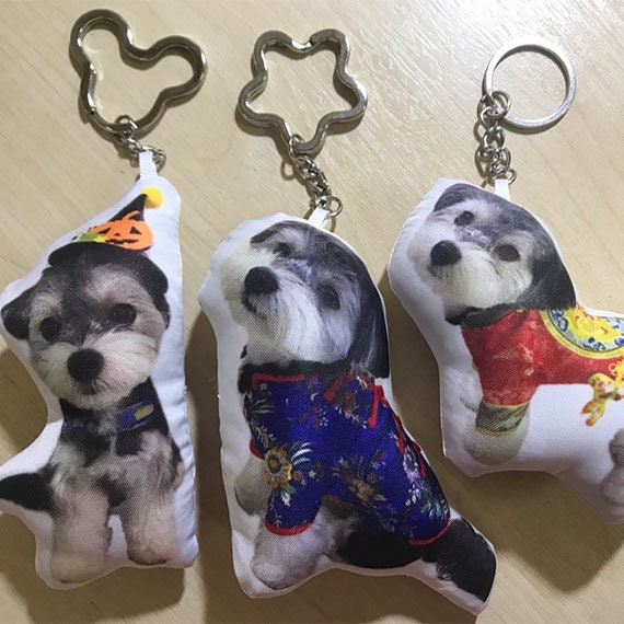 Custom Keychain Pet Pillow Custom Keychain Photo Keychain Etsy