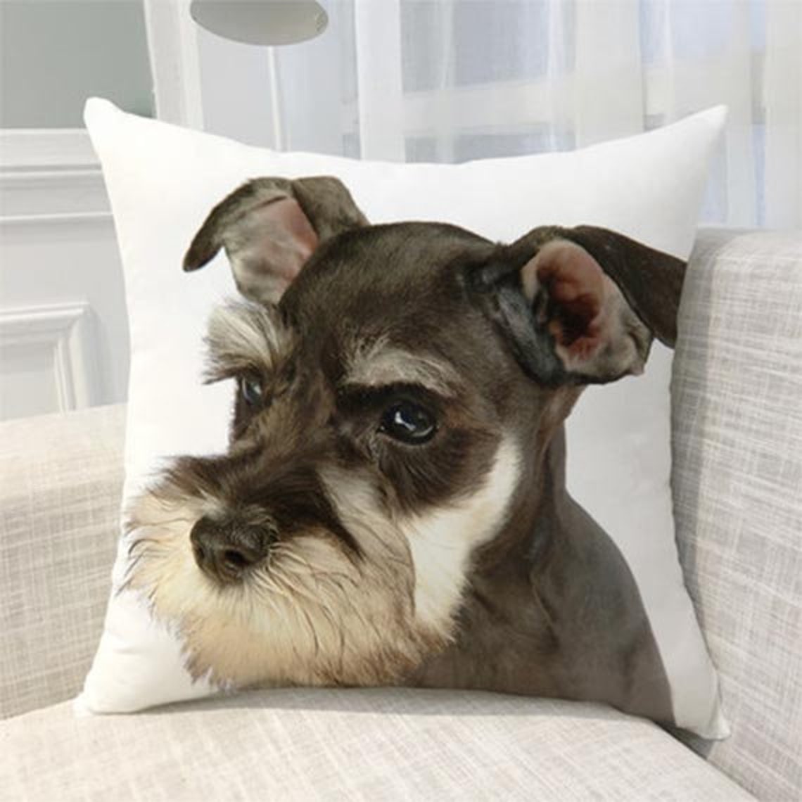 Custom Dog Pillowcase Personalized Pet Pillow With Zipper Etsy