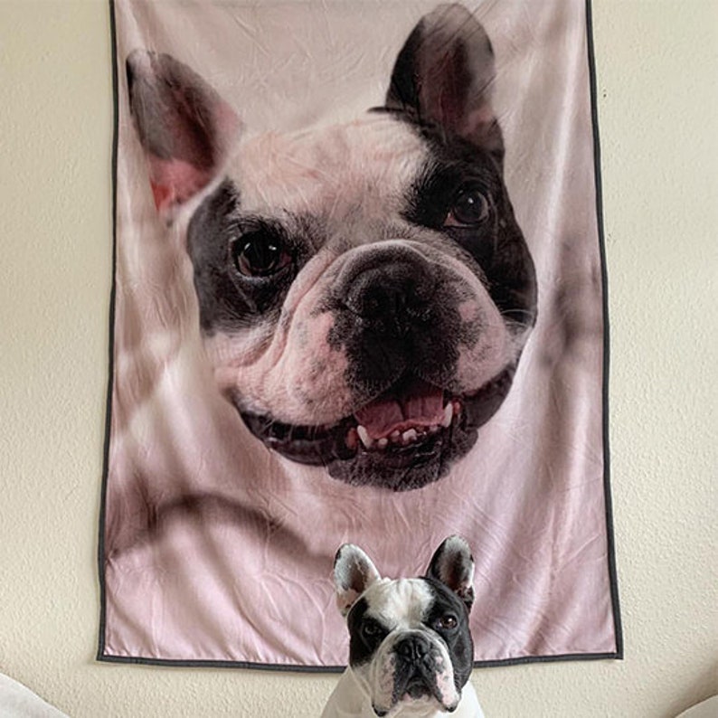 Custom Dog/human Photo Blanket Custom Pet Photo Blanket Etsy Canada