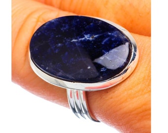 Dark blue stone ring | Etsy