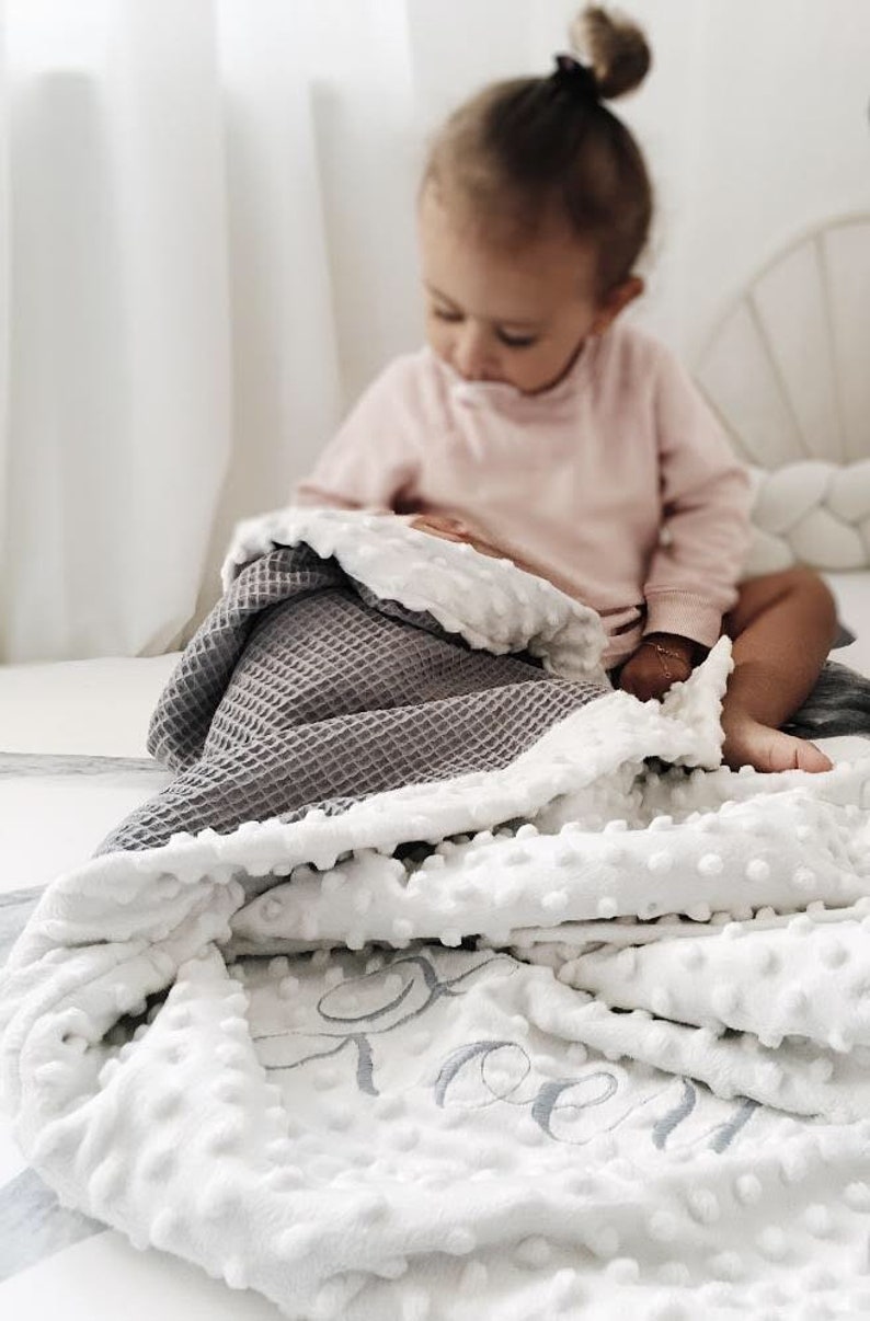 etsy.com | cuddly soft baby blanket/cuddly blanket |personalizable|