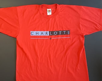 Koszulka Vintage Charlotte North Carolina -- Koszulka Vintage Unisex