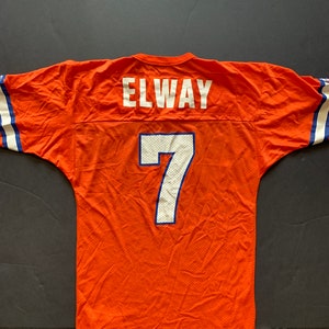 Vintage 90s Champion NFL Denver Broncos #7 John Elway Football Jersey -- Vintage Unisex Jersey