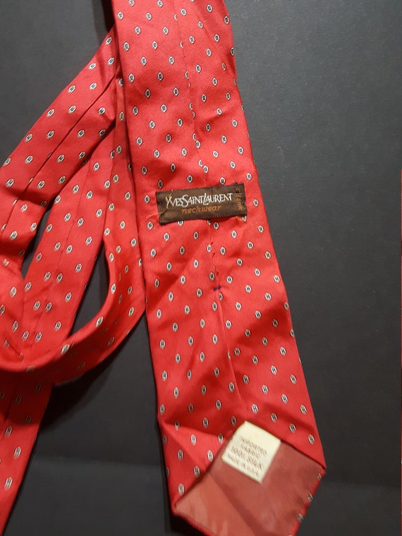 Vintage Yves Saint Laurent Silk Neck Tie -- Vinta… - image 2