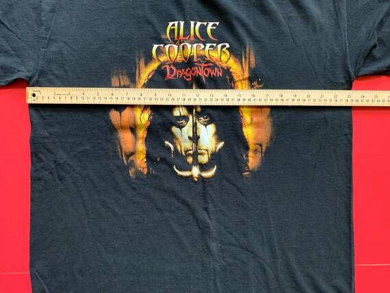 Vintage Alice Cooper Dragon Town Tour Tshirt -- V… - image 10