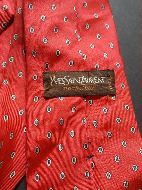 Vintage Yves Saint Laurent Silk Neck Tie -- Vinta… - image 4