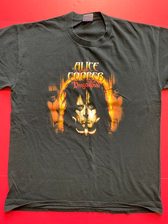 Vintage Alice Cooper Dragon Town Tour Tshirt -- V… - image 2