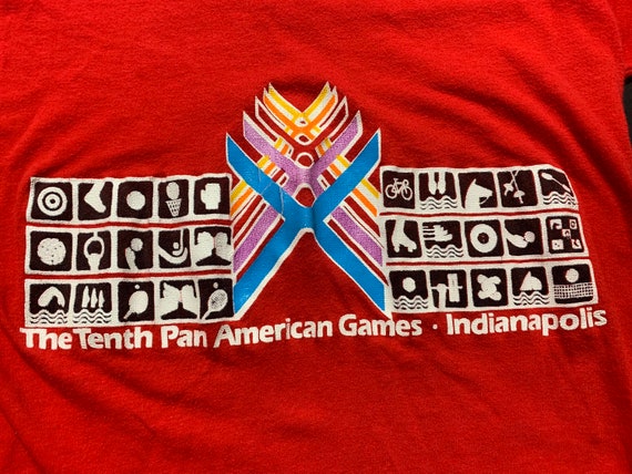 Vintage 1987 Pan American Games Tshirt Vintage Uni… Gem