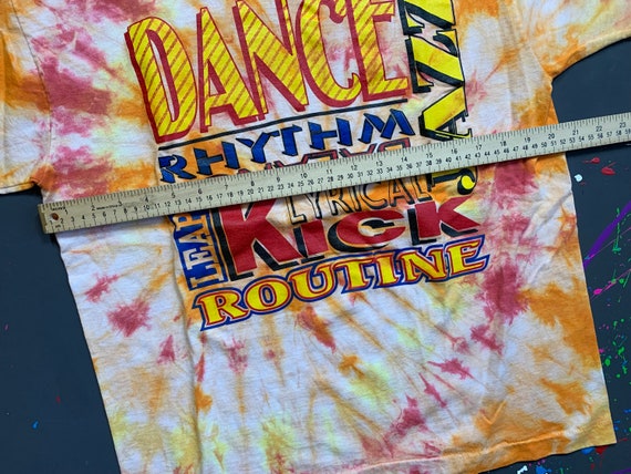 Vintage 90s Dance Routine Tie Dye Tshirt Size Lar… - image 7