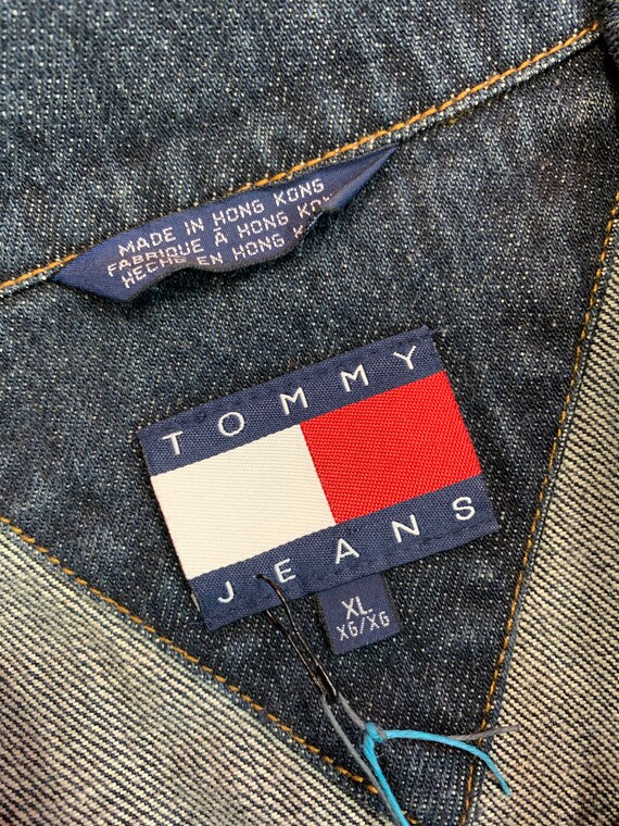 Vintage 90s Tommy Hilfiger Denim Street Jacket Si… - image 6
