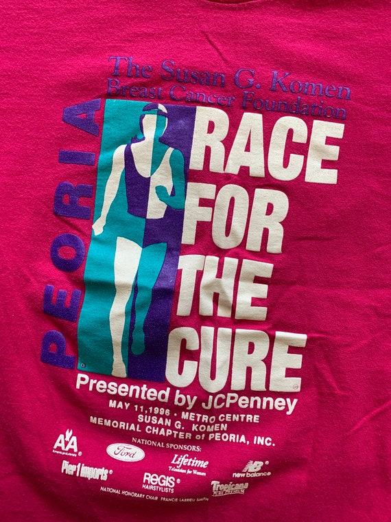 Vintage 1996 Race For The Cure Tshirt -- Vintage … - image 4