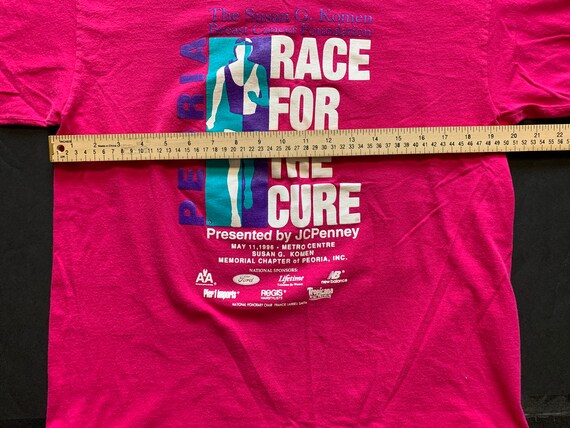 Vintage 1996 Race For The Cure Tshirt -- Vintage … - image 9